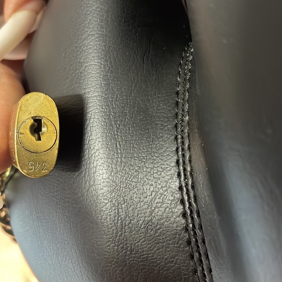 Louis Vuitton Lock (no key) on 8 inch  Gold Plated Chain Bracelet - Picture 4 of 4